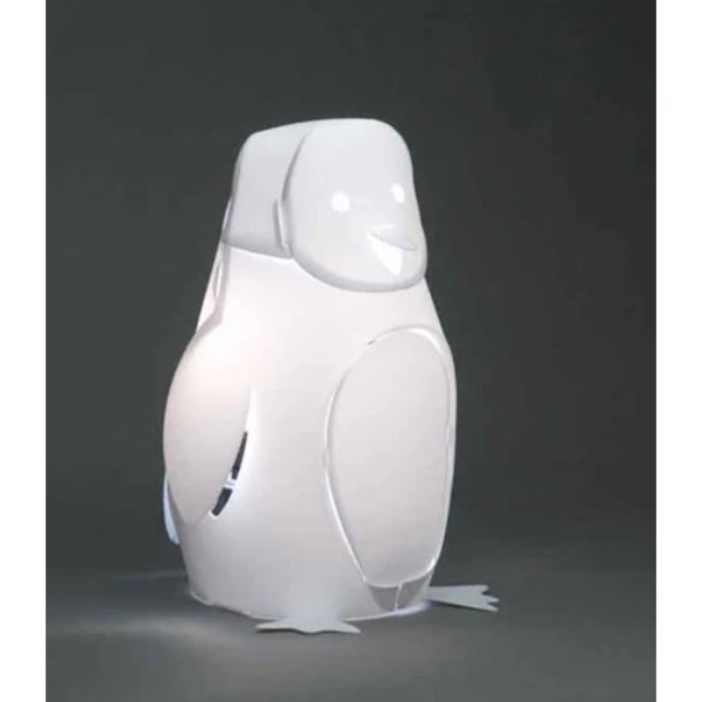 RARE NIB Zzzoo Light RETIRED Penguin Table Lamp Italian Design Officina Crea